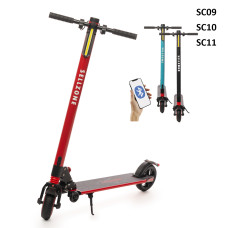 Електрически скутер в три цвята, икономична ел тротинетка - SC09-11